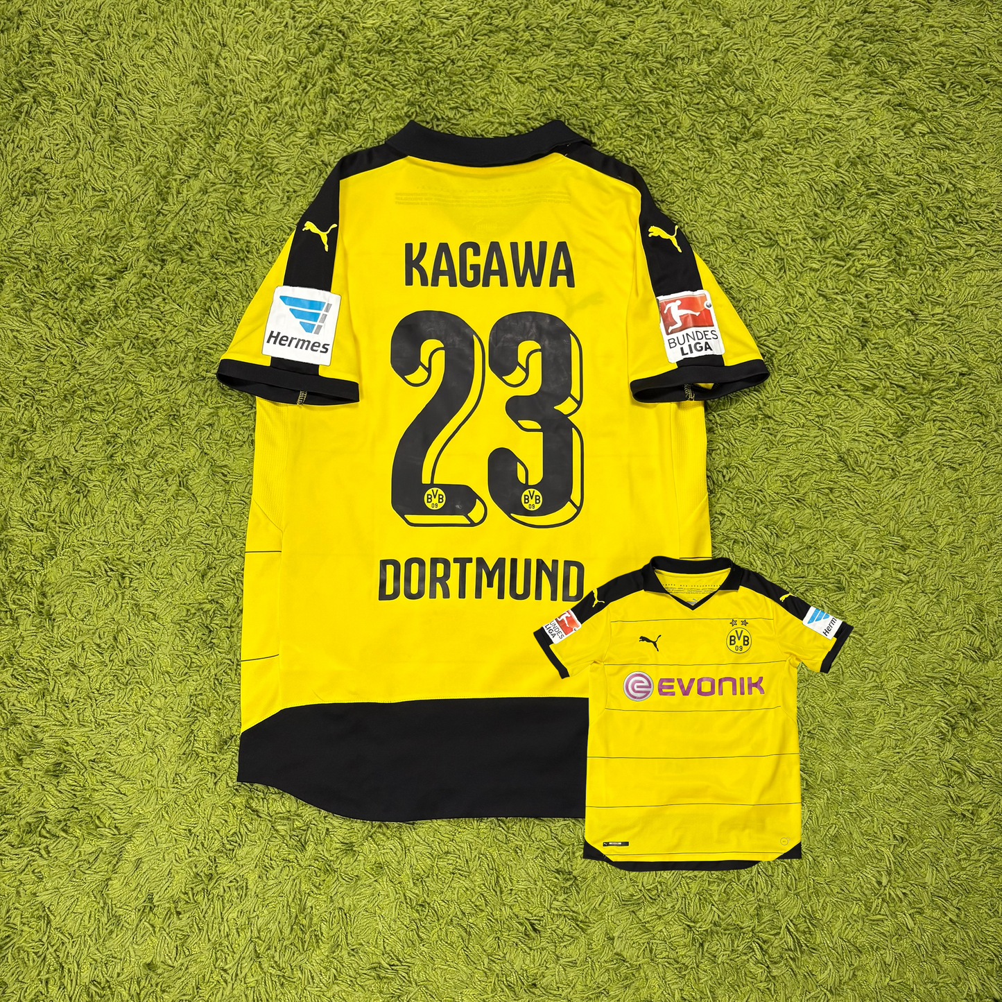 Puma Borussia Dortmund Kagawa Trikot Gelb Größe M 2015 2016