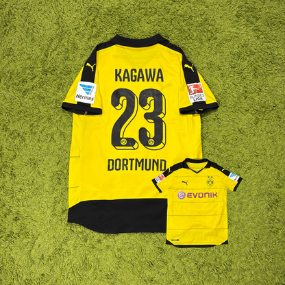 Puma Borussia Dortmund Kagawa Trikot Gelb Größe M 2015 2016