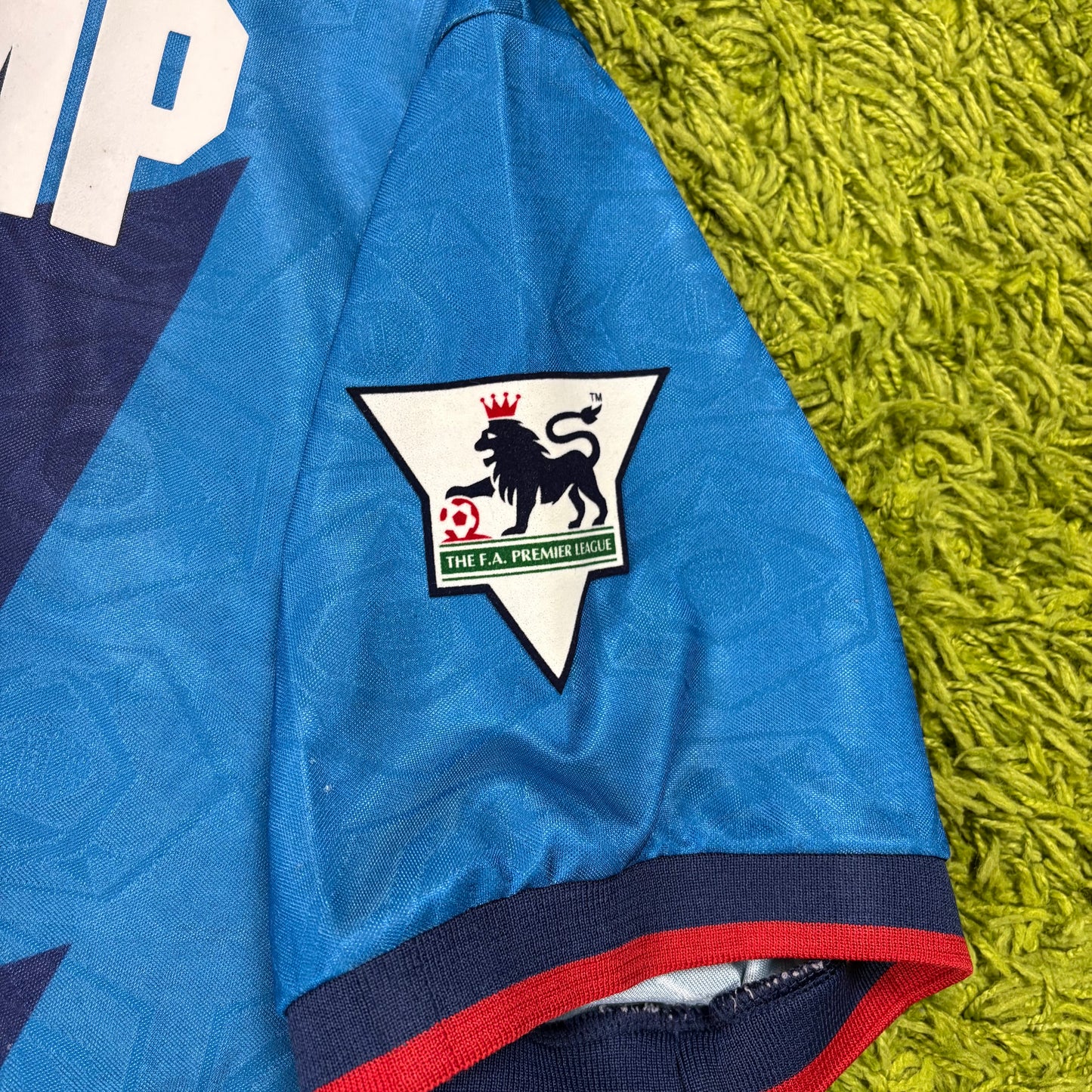 Nike Arsenal FC Bergkamp Trikot blau Größe L 1994 1995