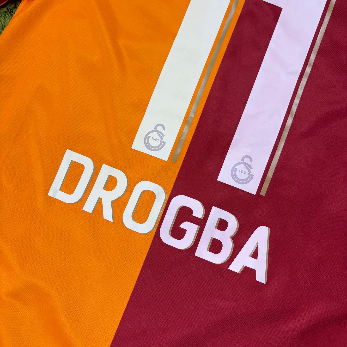 Nike Galatasaray Istanbul Drogba Trikot gelb rot Größe M 2013 2014