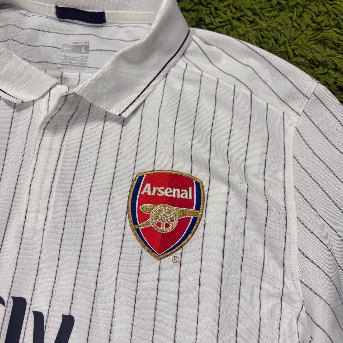 Nike FC Arsenal Eduardo Trikot Weiß Größe L 2009 2010