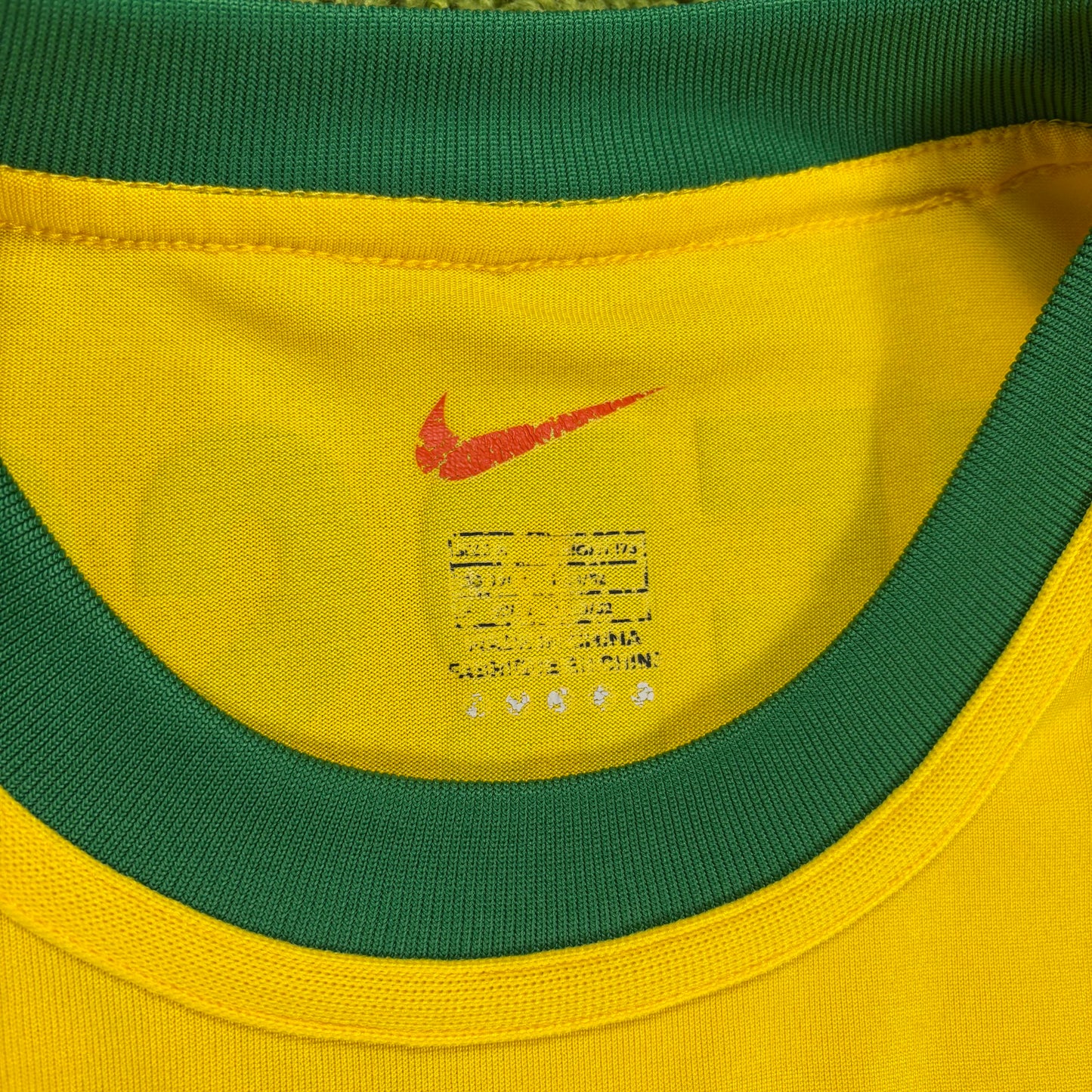 Nike Brasilien Emerson Trikot gelb Größe L 2000 2002
