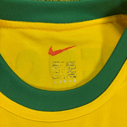 Nike Brasilien Emerson Trikot gelb Größe L 2000 2002