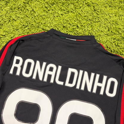Adidas AC Mailand Milan Ronaldinho Trikot schwarz Größe M 2010 2011