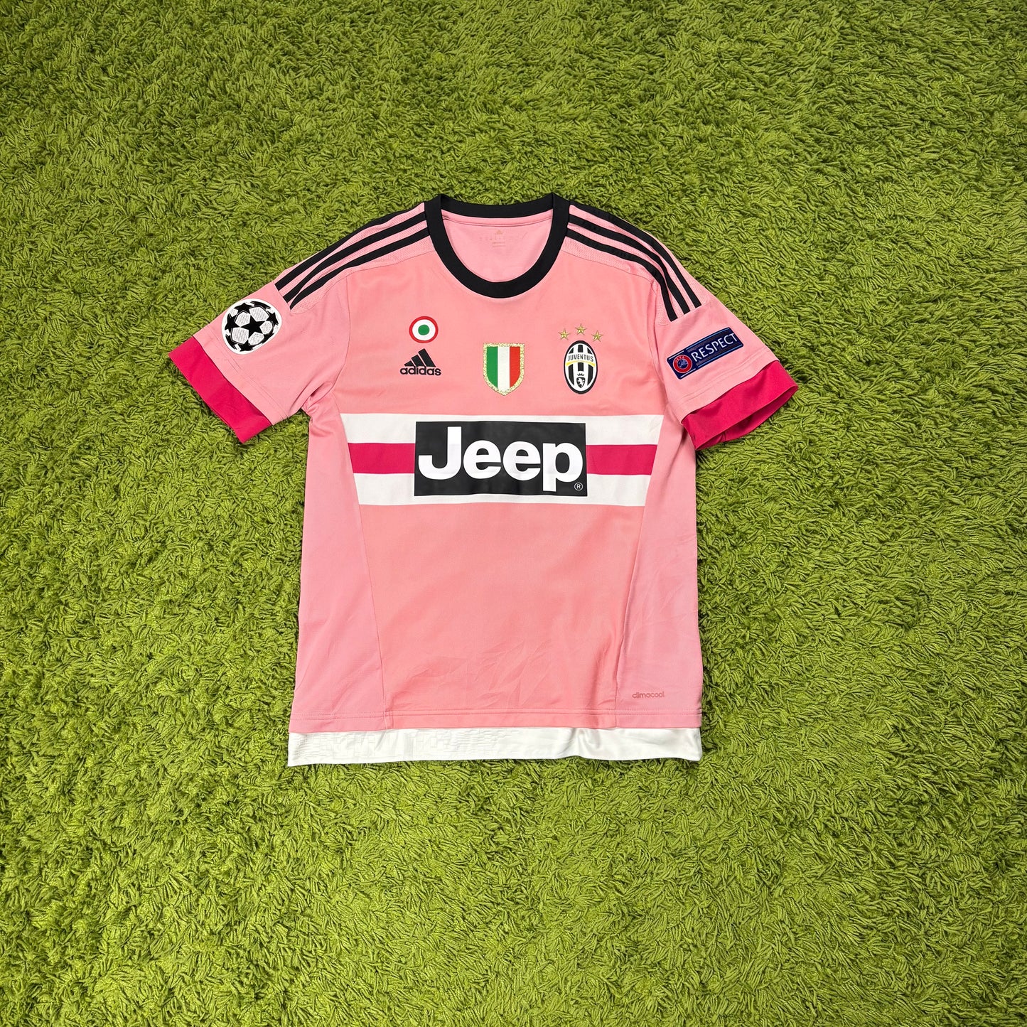 Adidas Juventus Turin Dybala Trikot rosa Größe M 2015 2016