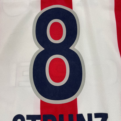 Adidas FC Bayern München Trikot weiß Strunz Größe L 2000 2002
