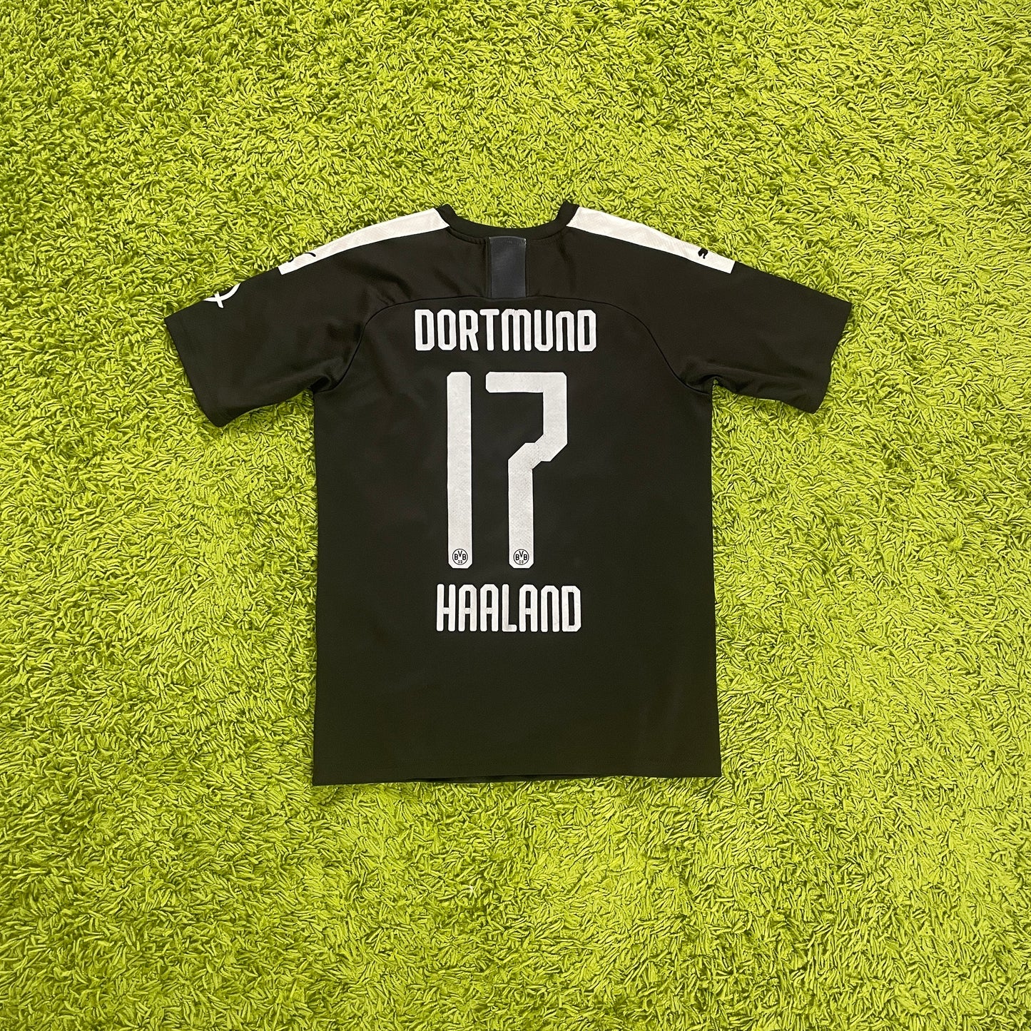 Puma Borussia Dortmund BVB Haaland Trikot grau Größe S 2019 2020