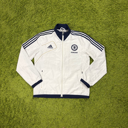Adidas FC Chelsea Trainingsjacke Jacke weiß Größe M 2012