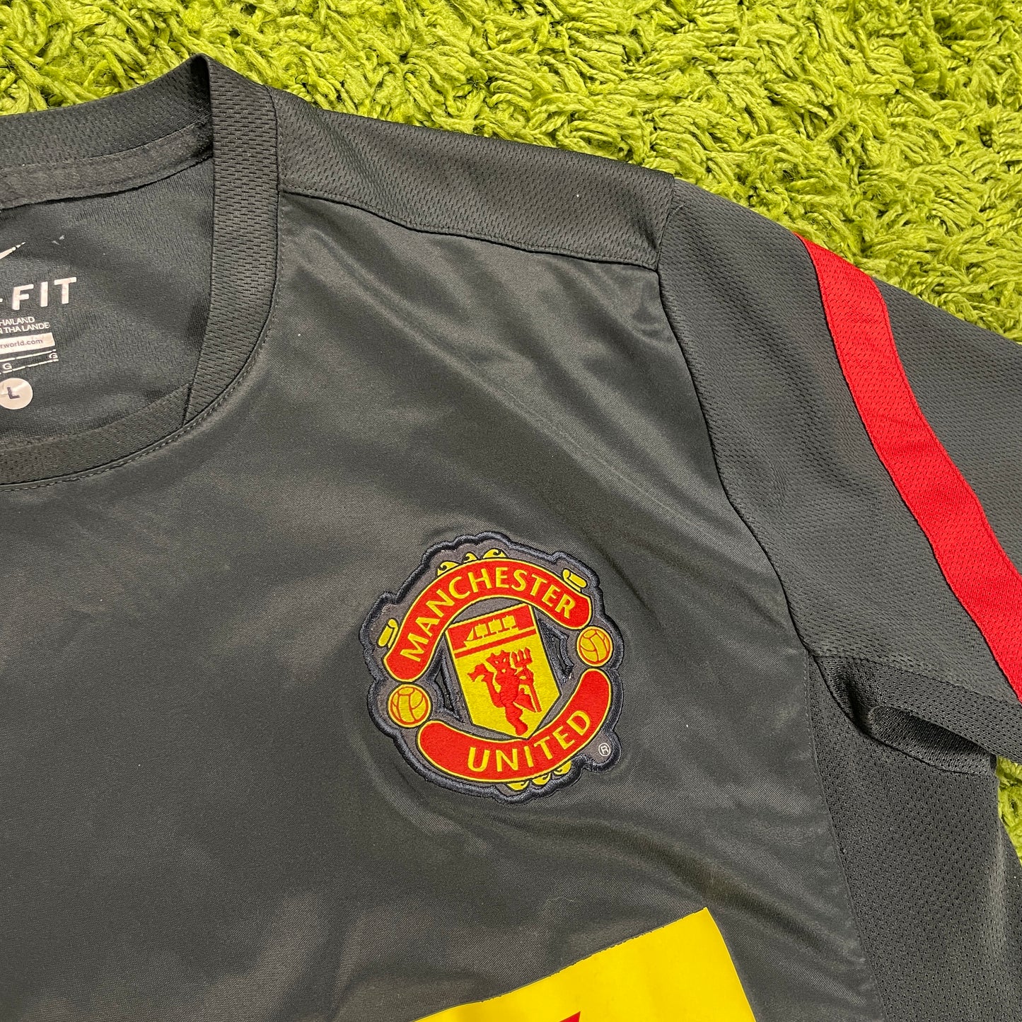 Nike Manchester United Trikot Training Größe L schwarz