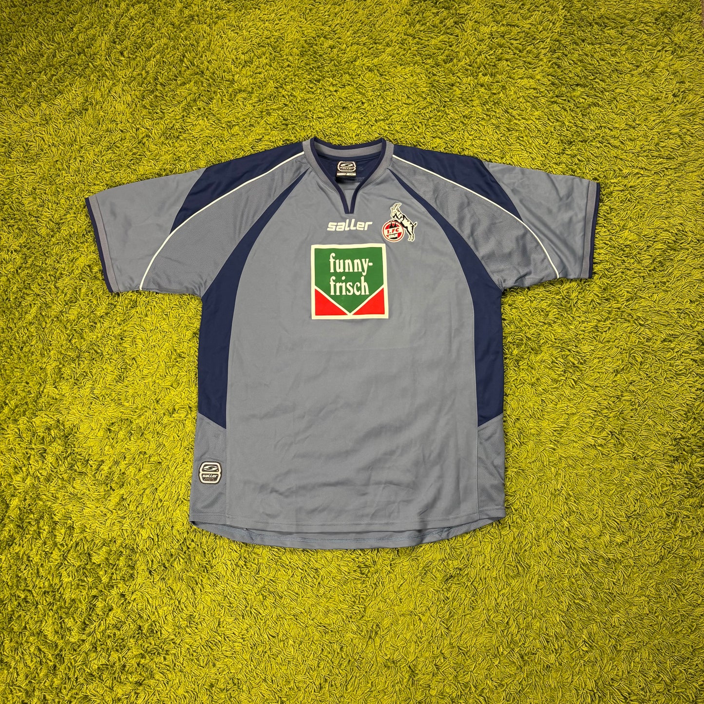 Saller 1. FC Köln Trikot grau Größe XXL Funny Frisch 2004 2005