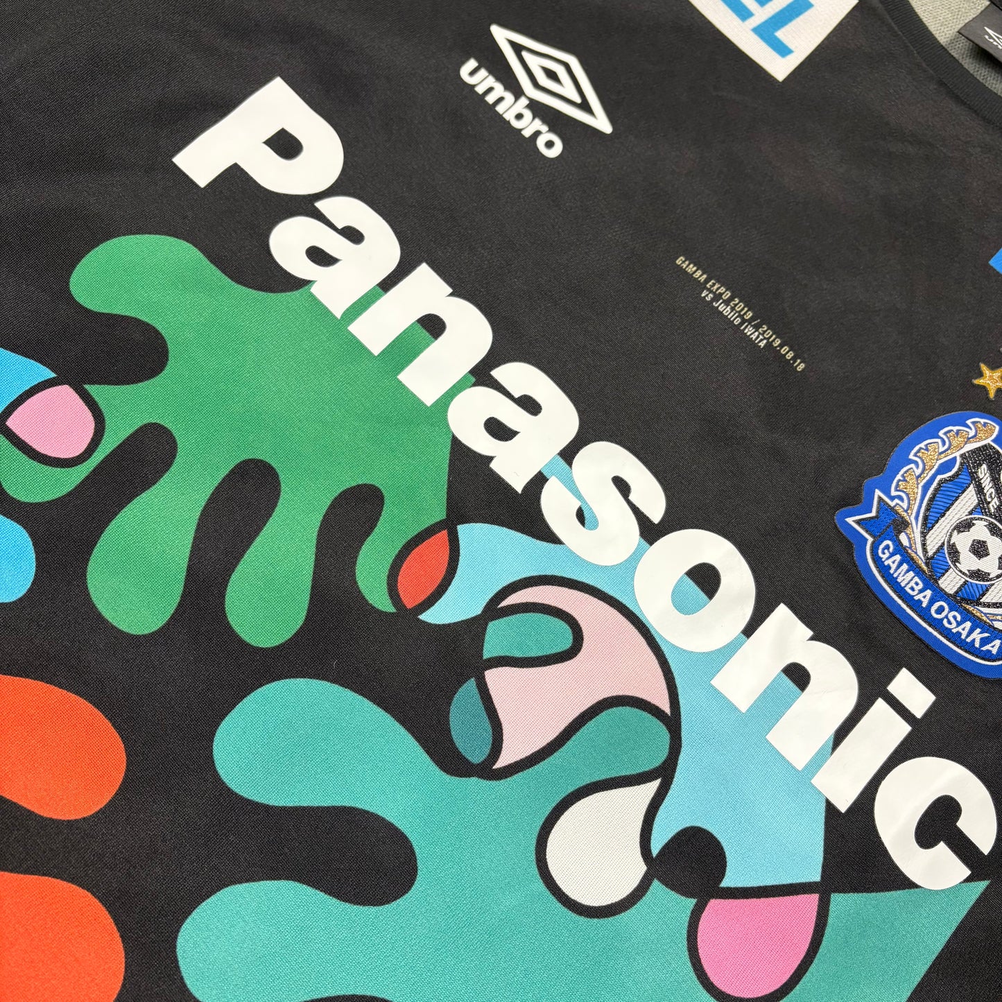 Umbro Gamba Osaka Gambaexpo Trikot schwarz Größe L - XL 2019