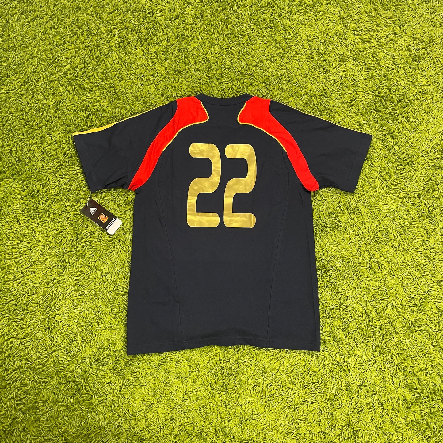 Adidas Spanien T Shirt Größe M blau 2008