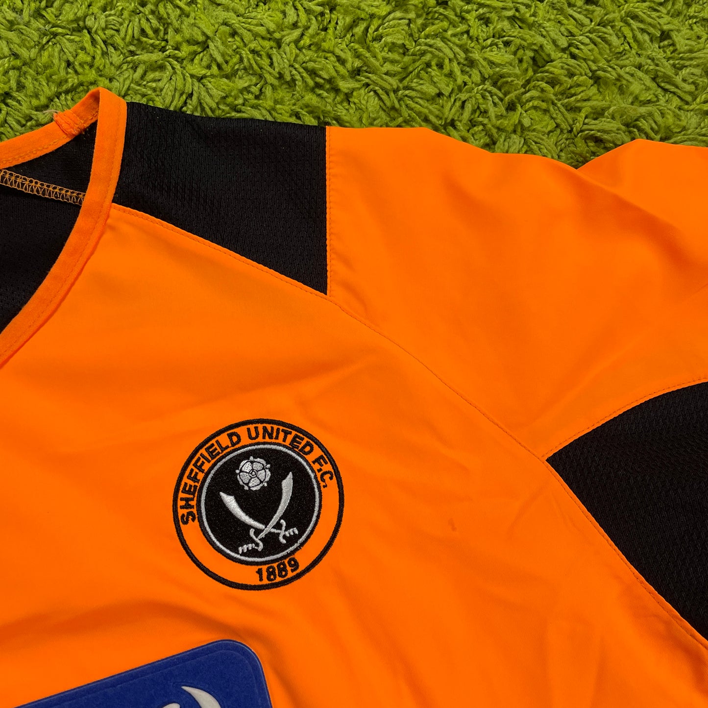 Le Coq Sportif Sheffield United Trikot Orange Größe M 2004 2005