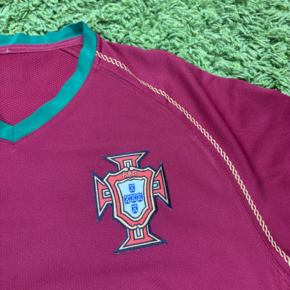 Nike Portugal Cristiano Ronaldo Trikot + Shorts Bordeaux rot Größe M 2006