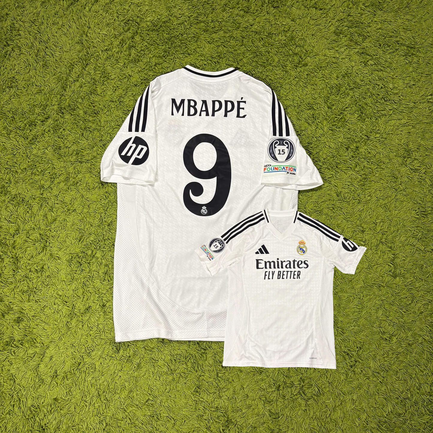 Adidas Real Madrid Mbappe Trikot Weiß Größe M 2024 2025