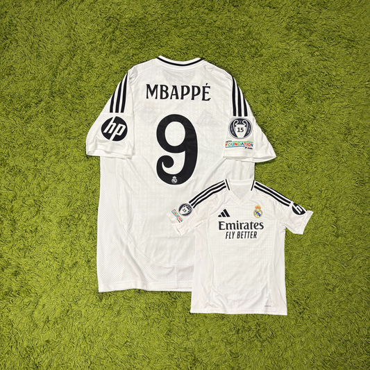 Adidas Real Madrid Mbappe Trikot Weiß Größe M 2024 2025