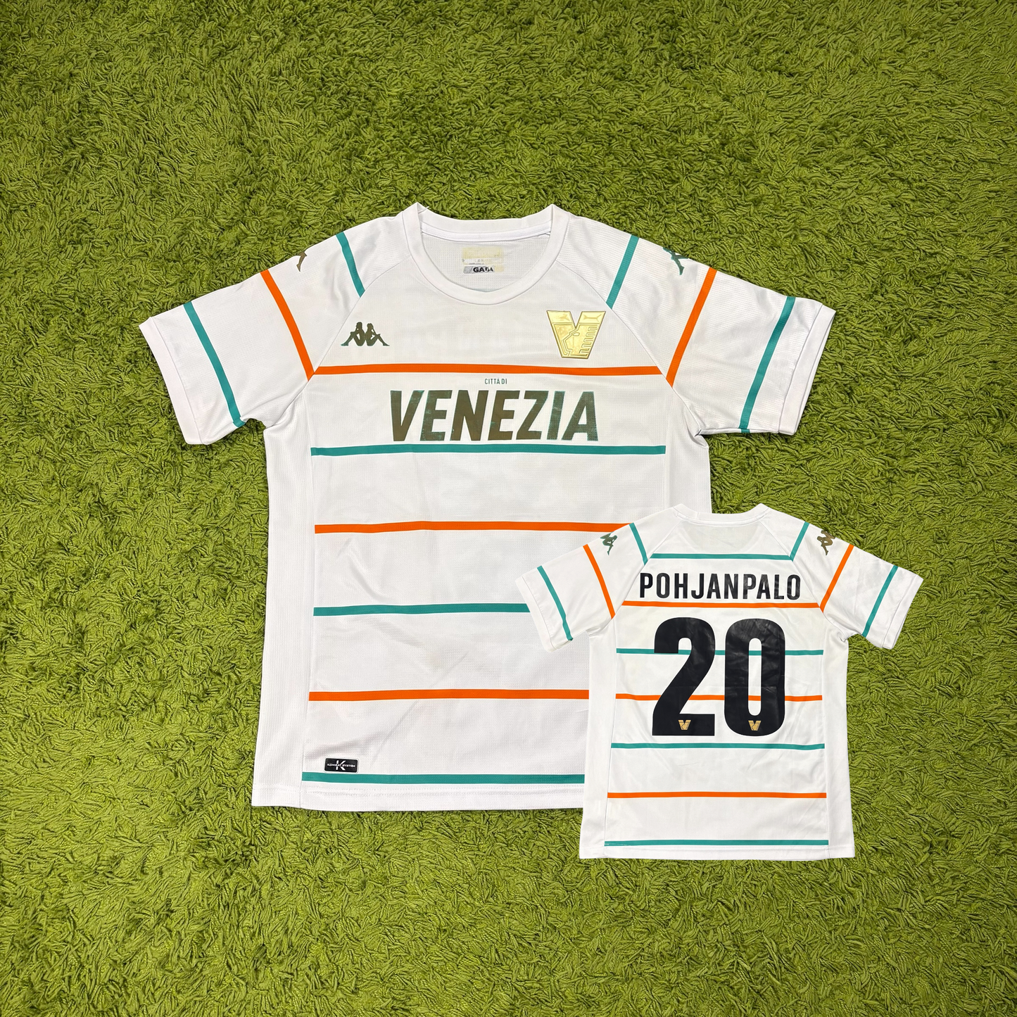 Kappa Venezia Venedig FC Pohjanpalo Trikot weiß Größe L 2022 2023