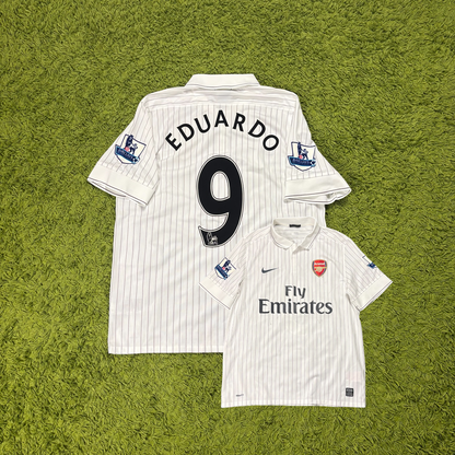 Nike FC Arsenal Eduardo Trikot Weiß Größe L 2009 2010