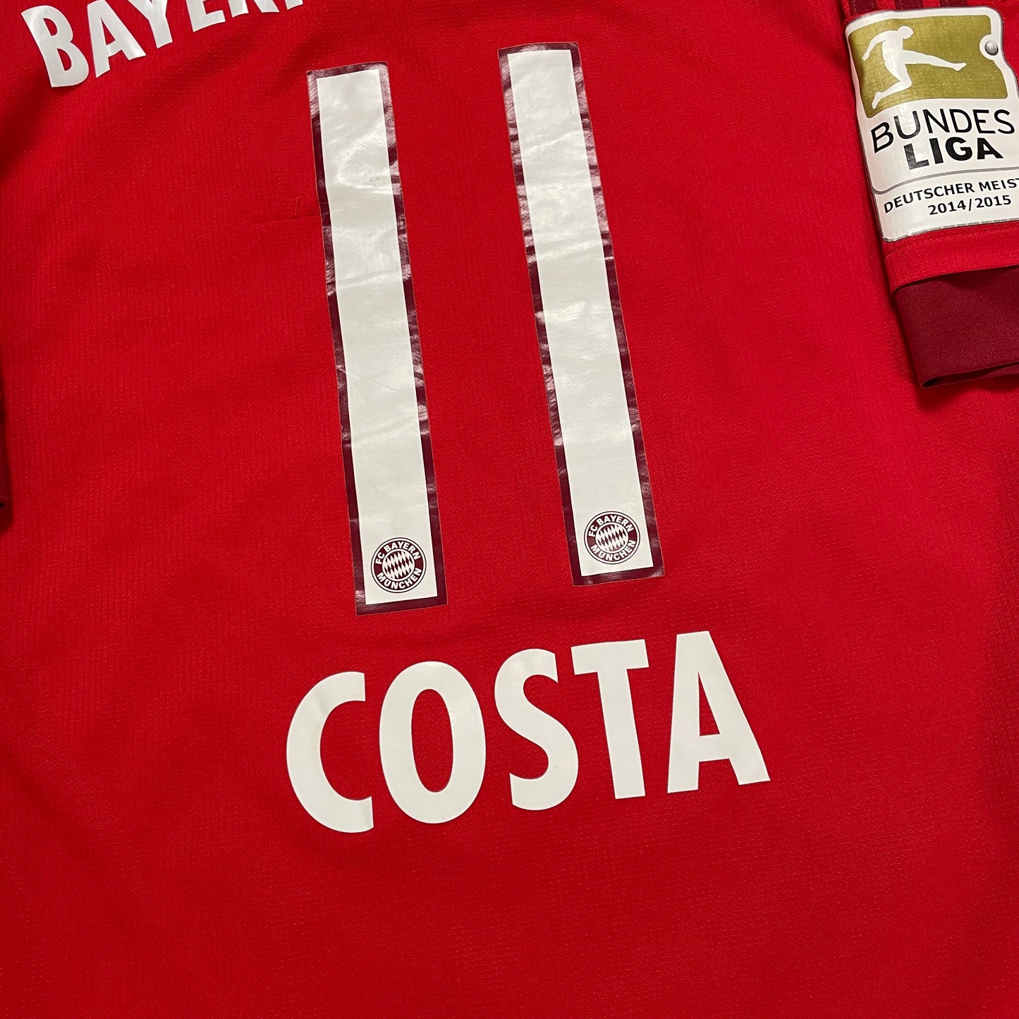 Adidas FC Bayern München Costa Trikot rot Größe M  2014 2015