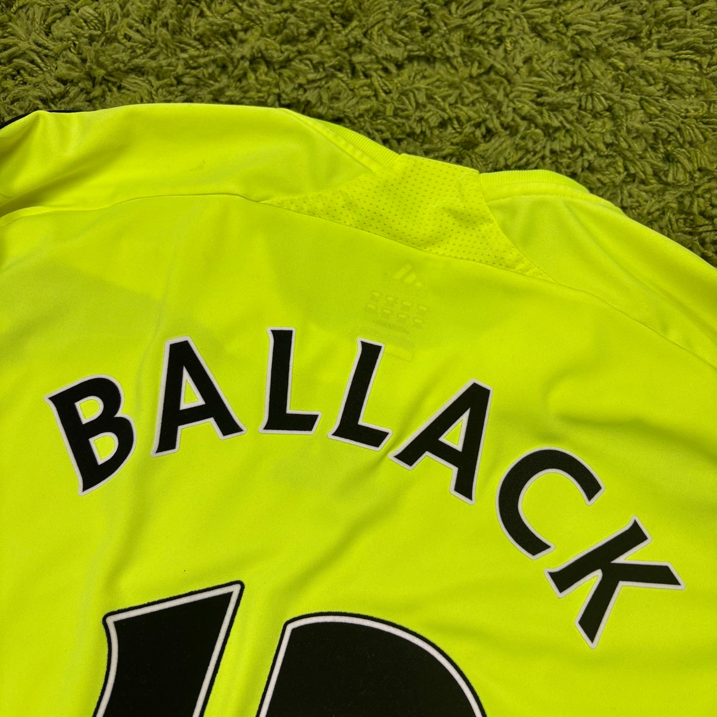 Adidas FC Chelsea Ballack Trikot grün neon Gelb Größe XXL 2007 2008