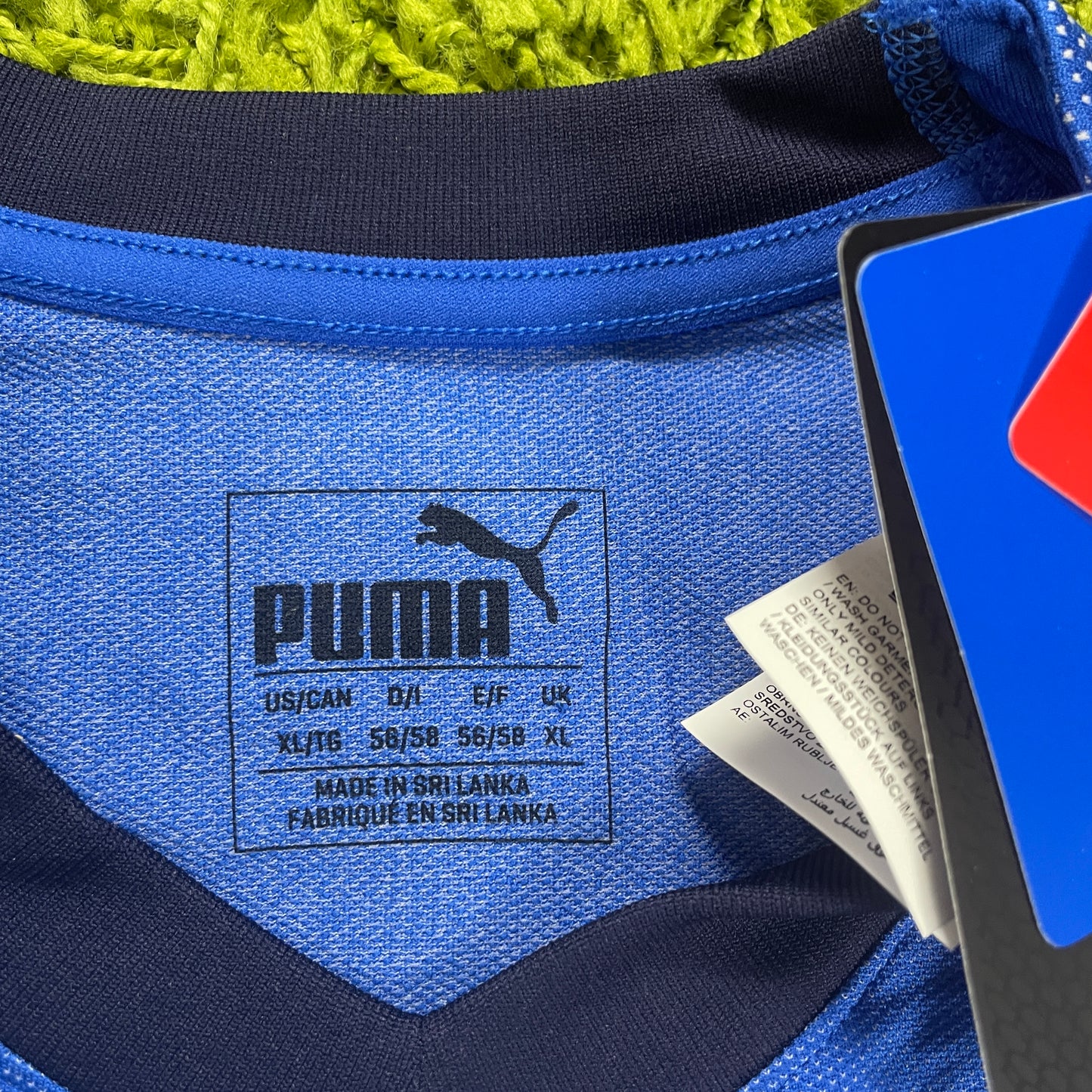 Puma Italien Trikot Spielertrikot blau Größe L 2018