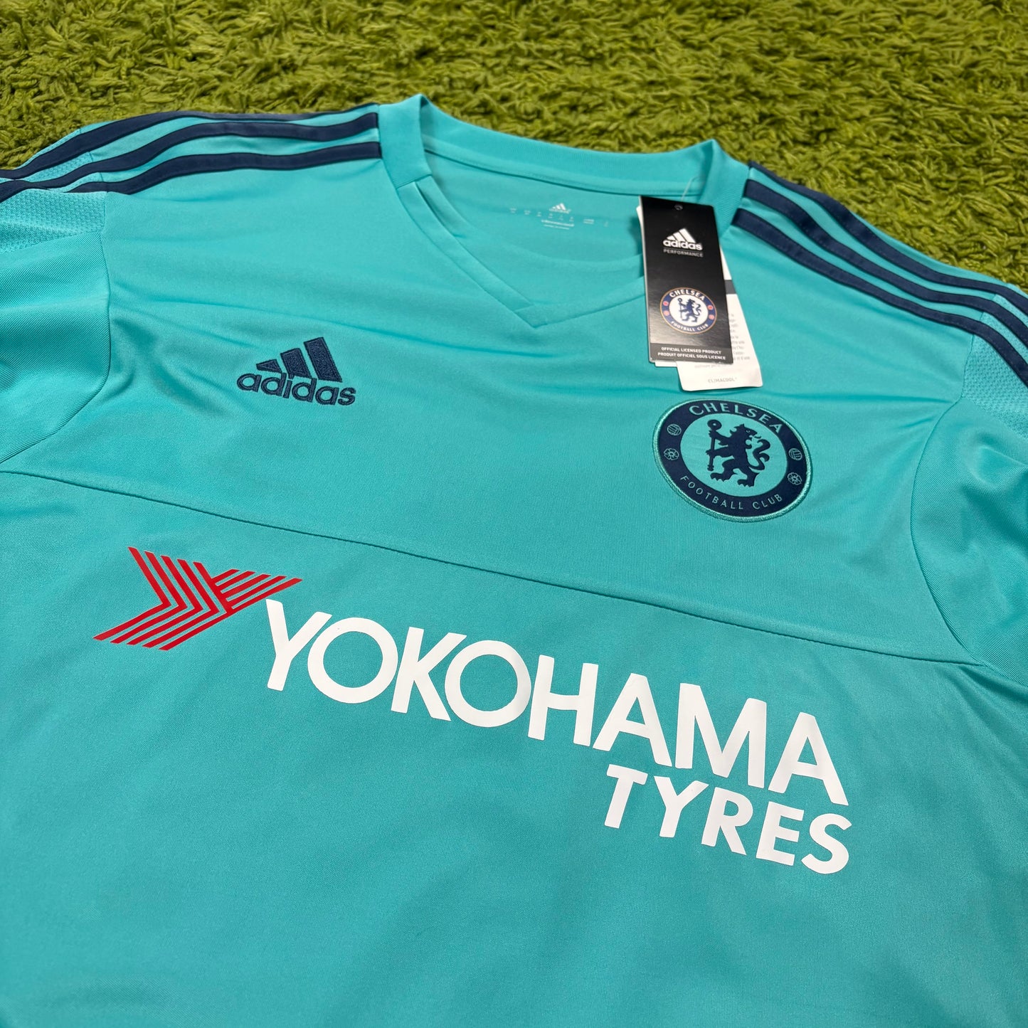 Adidas FC Chelsea Trikot Courtois blau Größe M 2015 2016 NEU