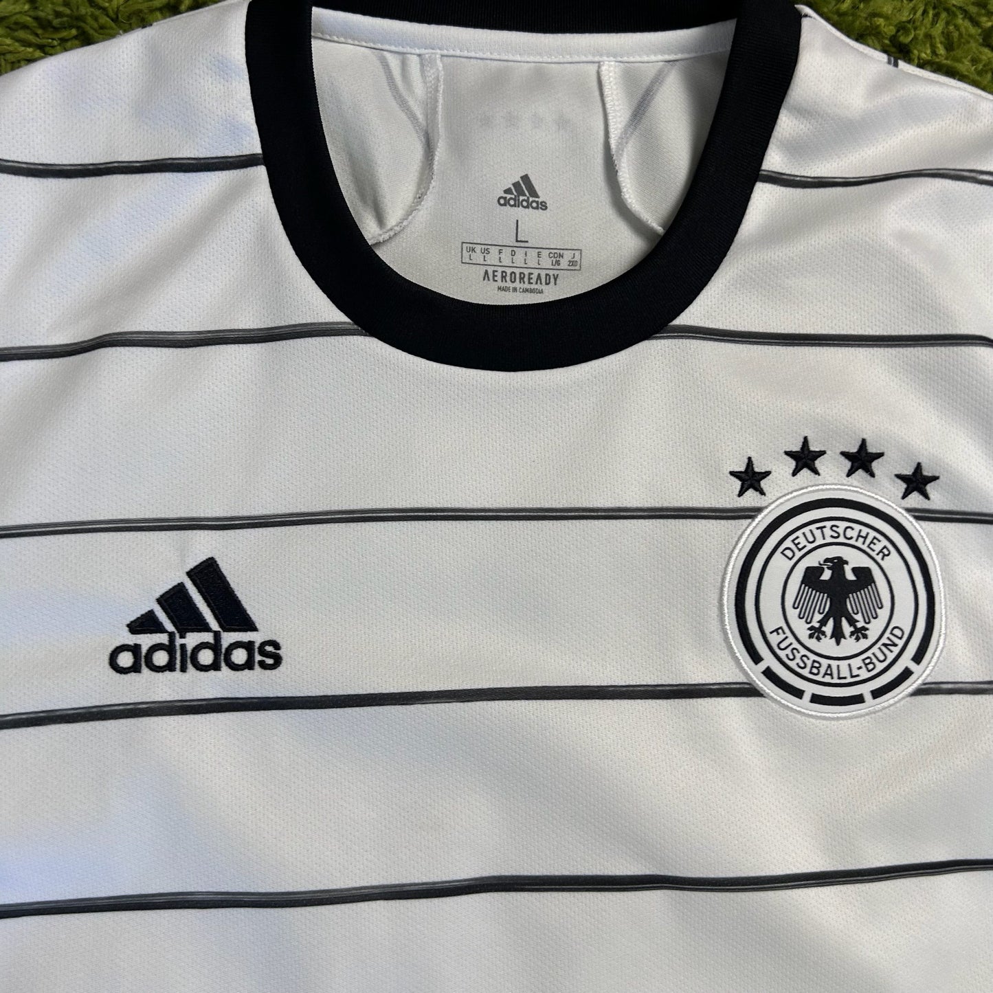 Adidas Deutschland DFB Trikot weiß Größe L 2019 2020