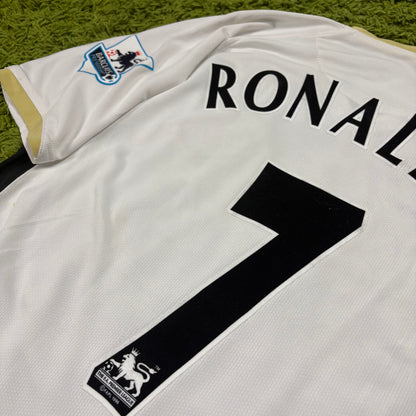 Nike Manchester United Ronaldo CR7 Trikot Weiß Größe L 2006 2007