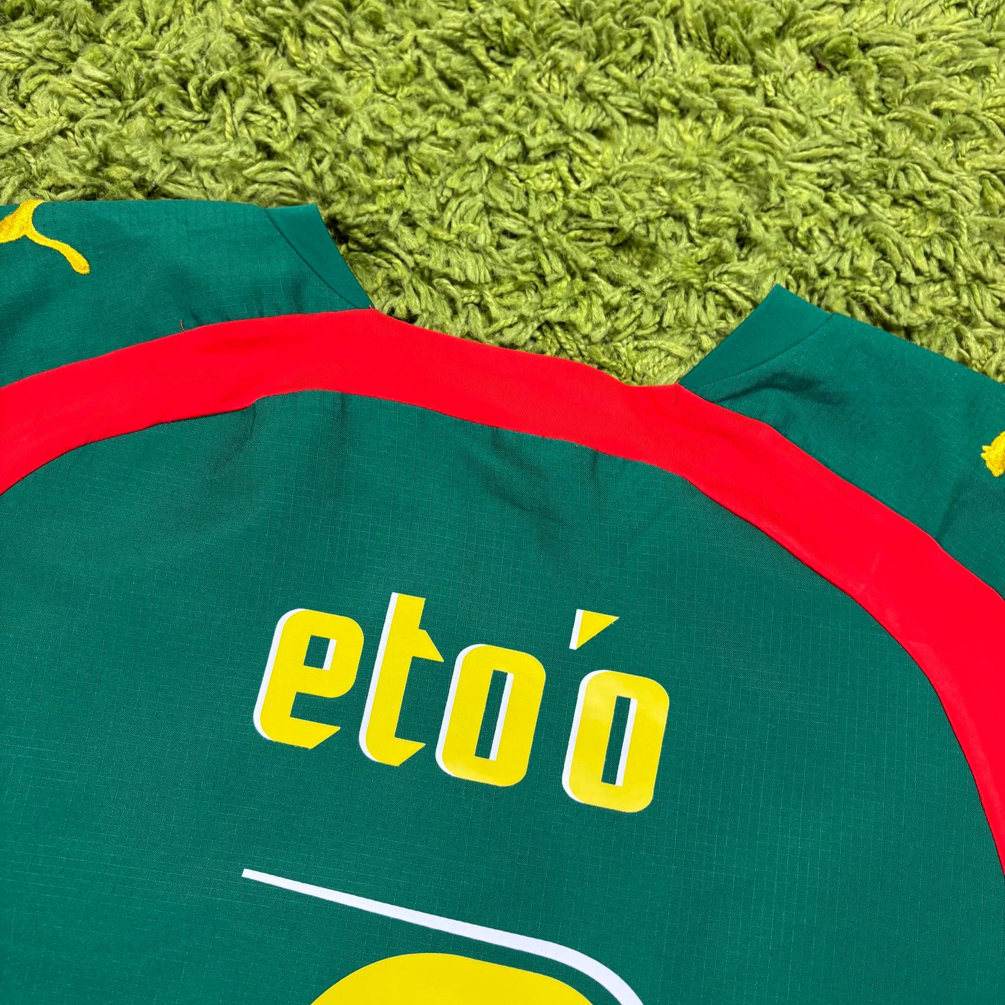 Puma Kamerun Etoo Eto‘o Trikot Grün Größe L 2006