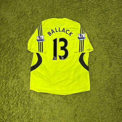 Adidas FC Chelsea Ballack Trikot grün neon Gelb Größe XXL 2007 2008