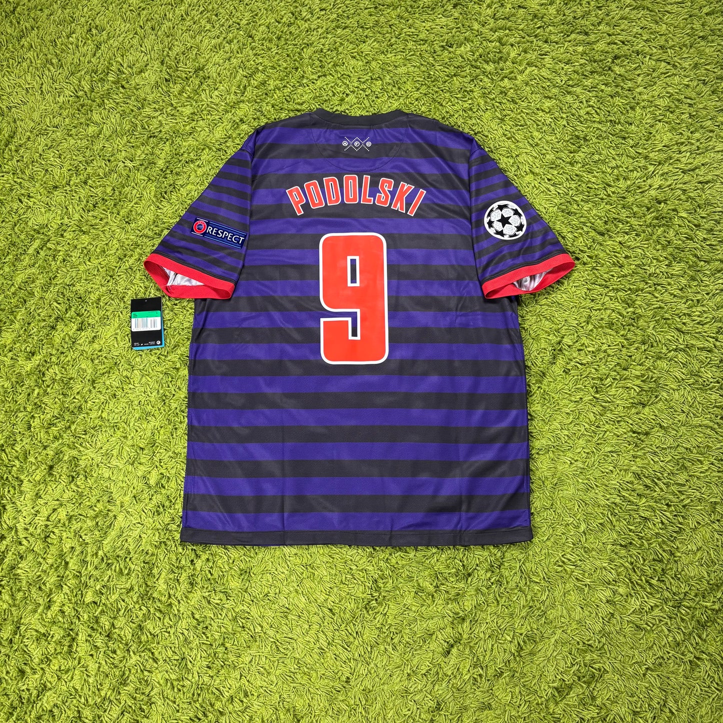 Nike FC Arsenal Podolski Trikot lila Größe XL 2012 2013