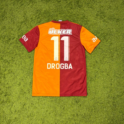 Nike Galatasaray Istanbul Drogba Trikot gelb rot Größe M 2013 2014