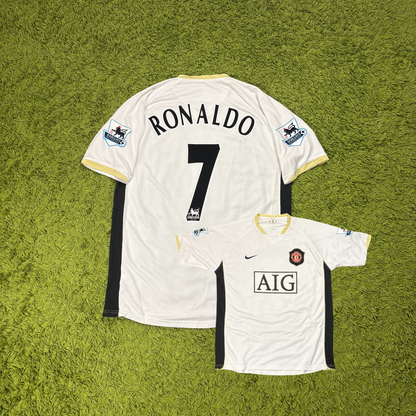 Nike Manchester United Ronaldo CR7 Trikot Weiß Größe L 2006 2007