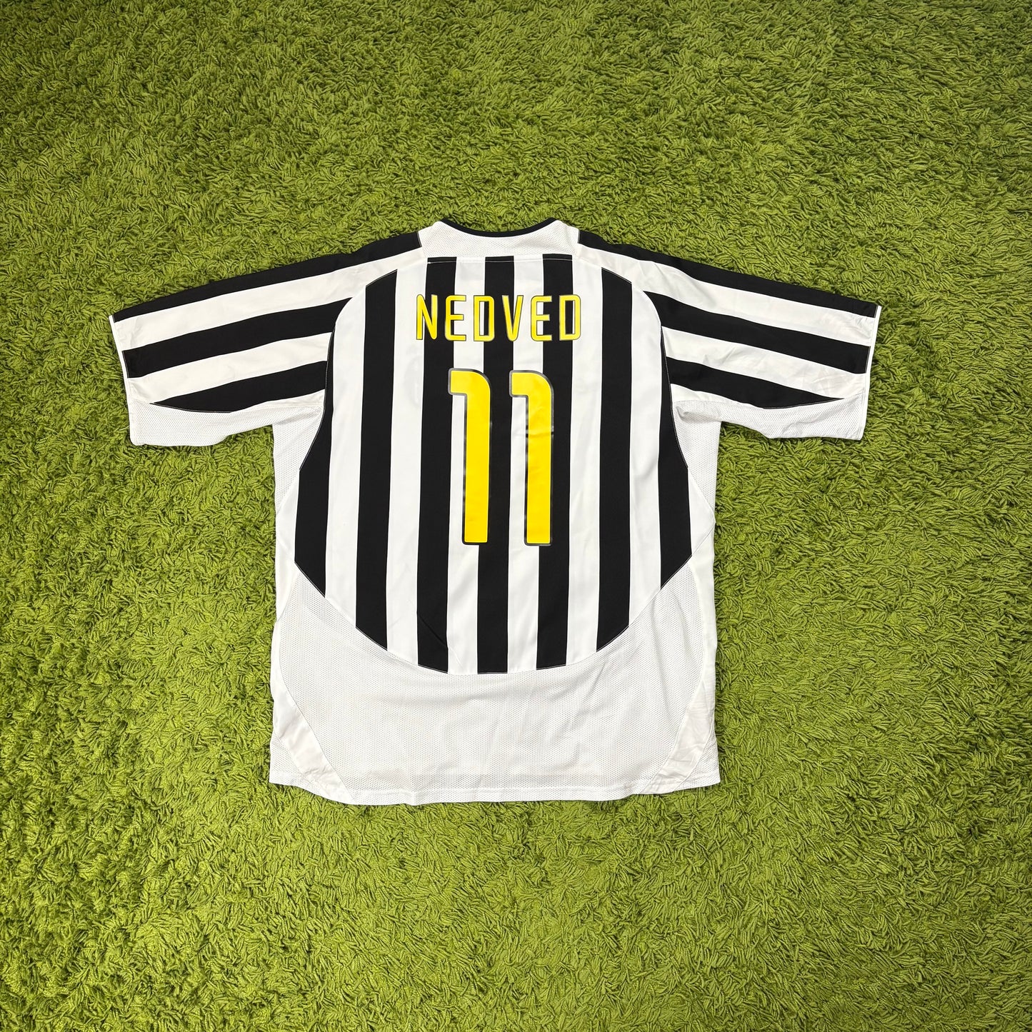 Nike Juventus Turin Nedved Trikot Weiß schwarz Größe XL 2003 2004