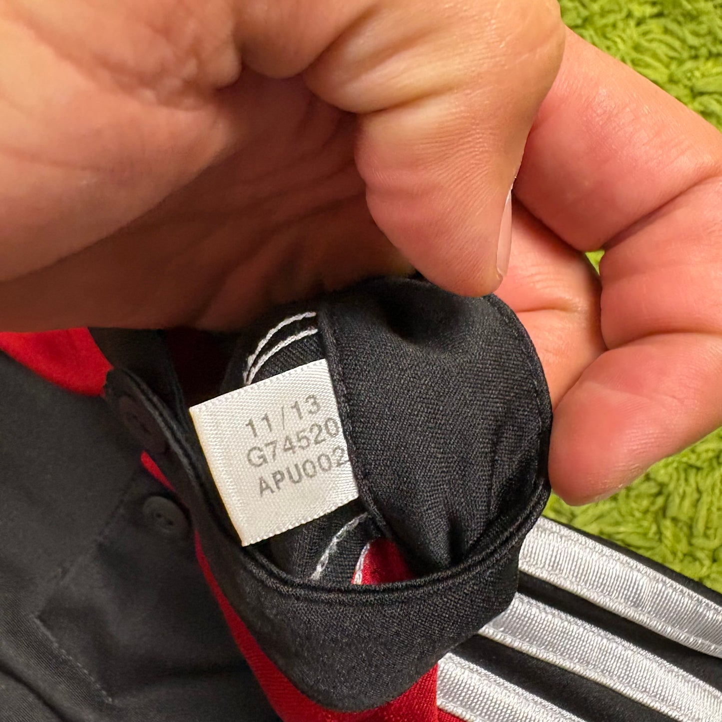 Adidas Deutschland DFB Schweinsteiger Trikot rot schwarz Größe L