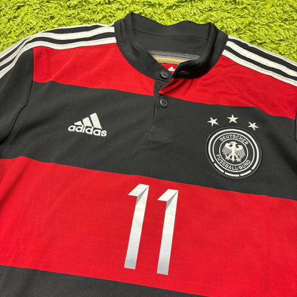 Adidas Deutschland DFB Klose Trikot rot schwarz Größe M 2014