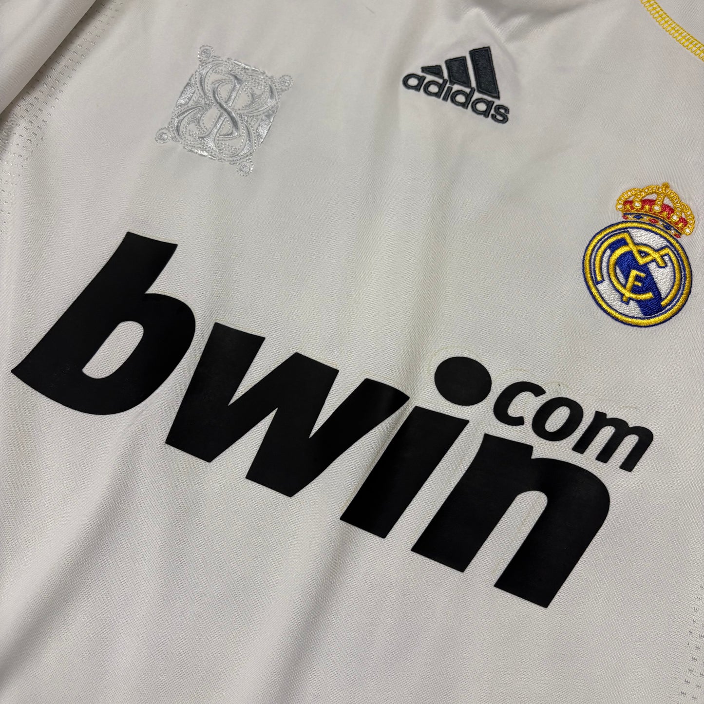 Adidas Real Madrid CR7 Ronaldo Trikot Weiß Größe L 2009 2010