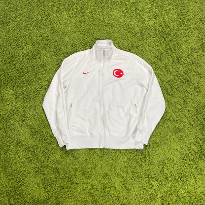 Nike Türkei Trainingsjacke weiß Größe XL