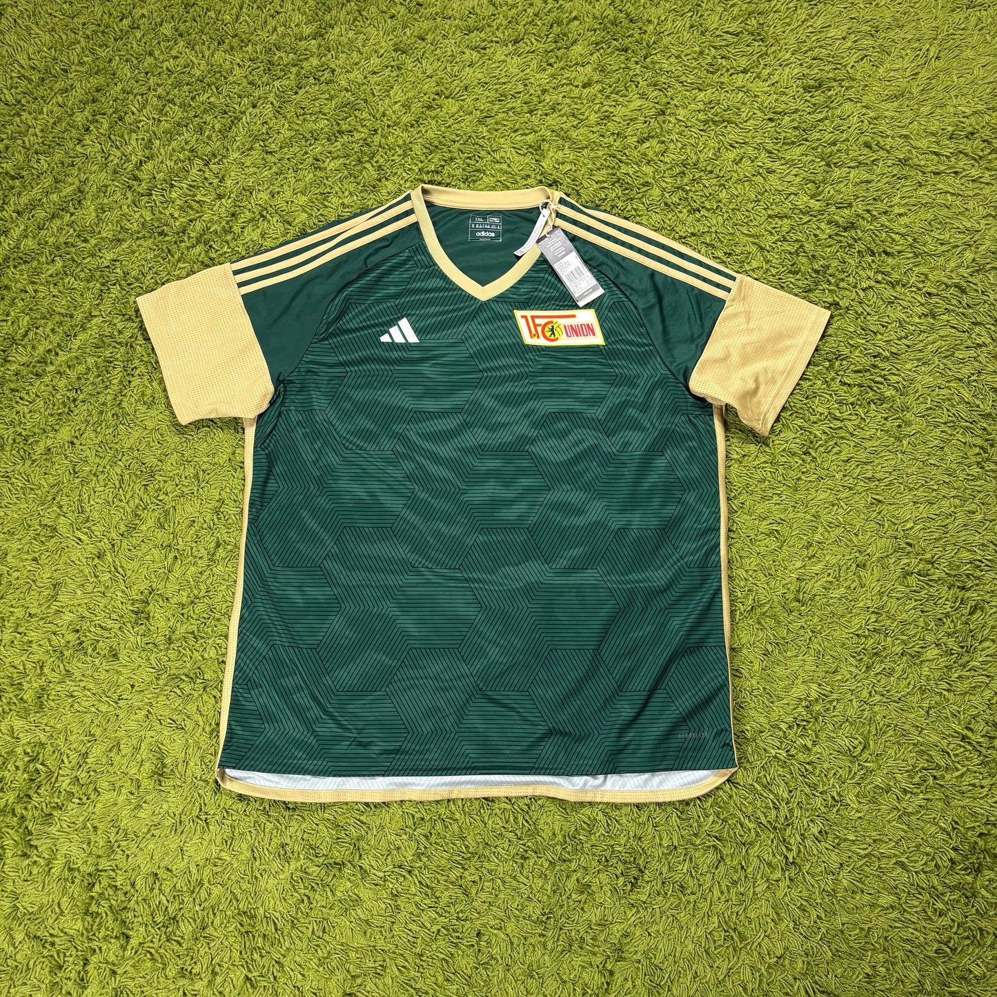 Adidas 1. FC Union Berlin Trikot Grün Größe XXL neu mit Etikett 2023 2024