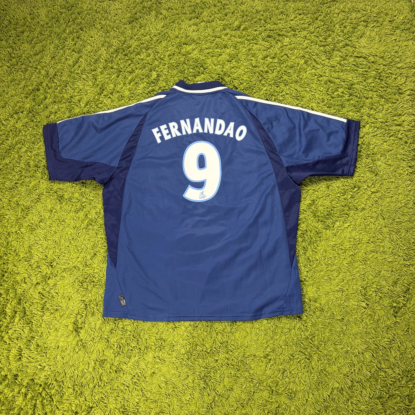 Adidas Olympique Marseille Fernandao Trikot blau Größe XL 2001 2002
