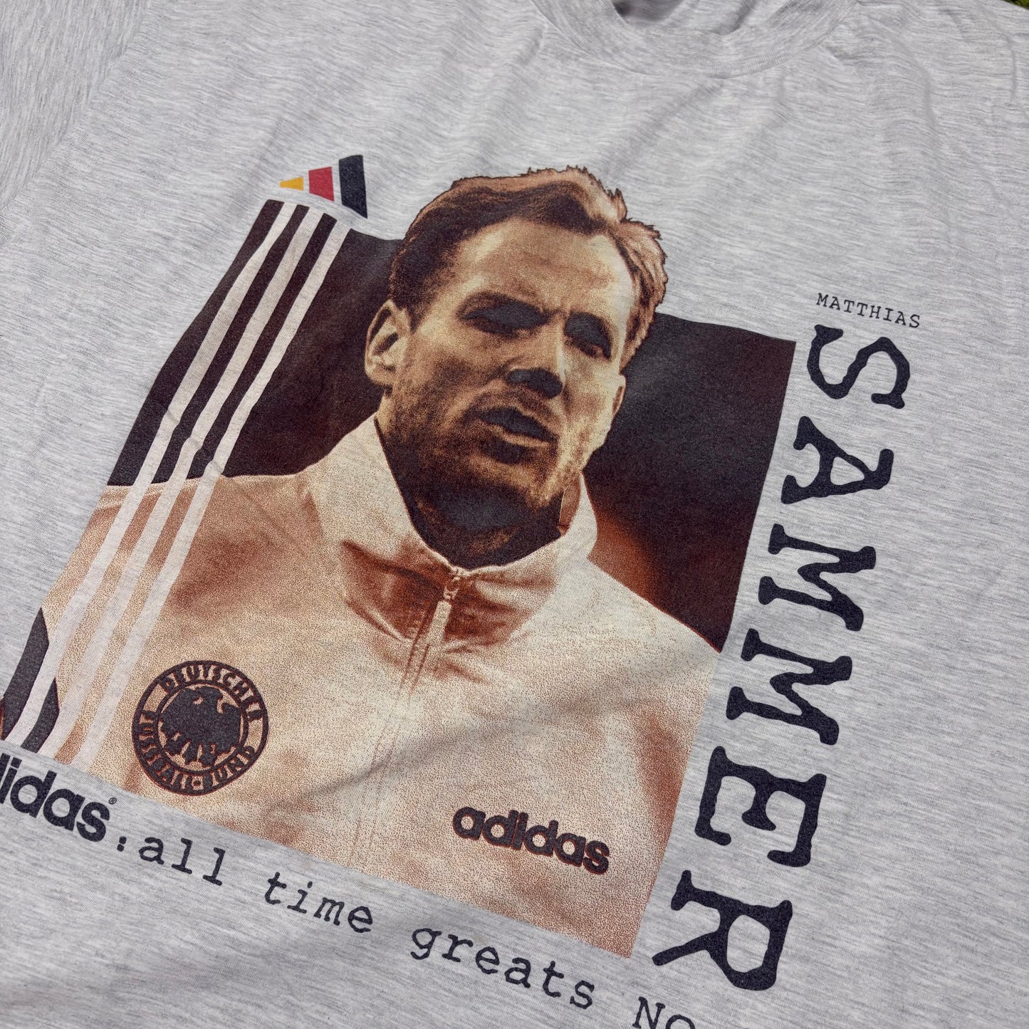 Adidas Sammer T Shirt grau Größe XL 1998