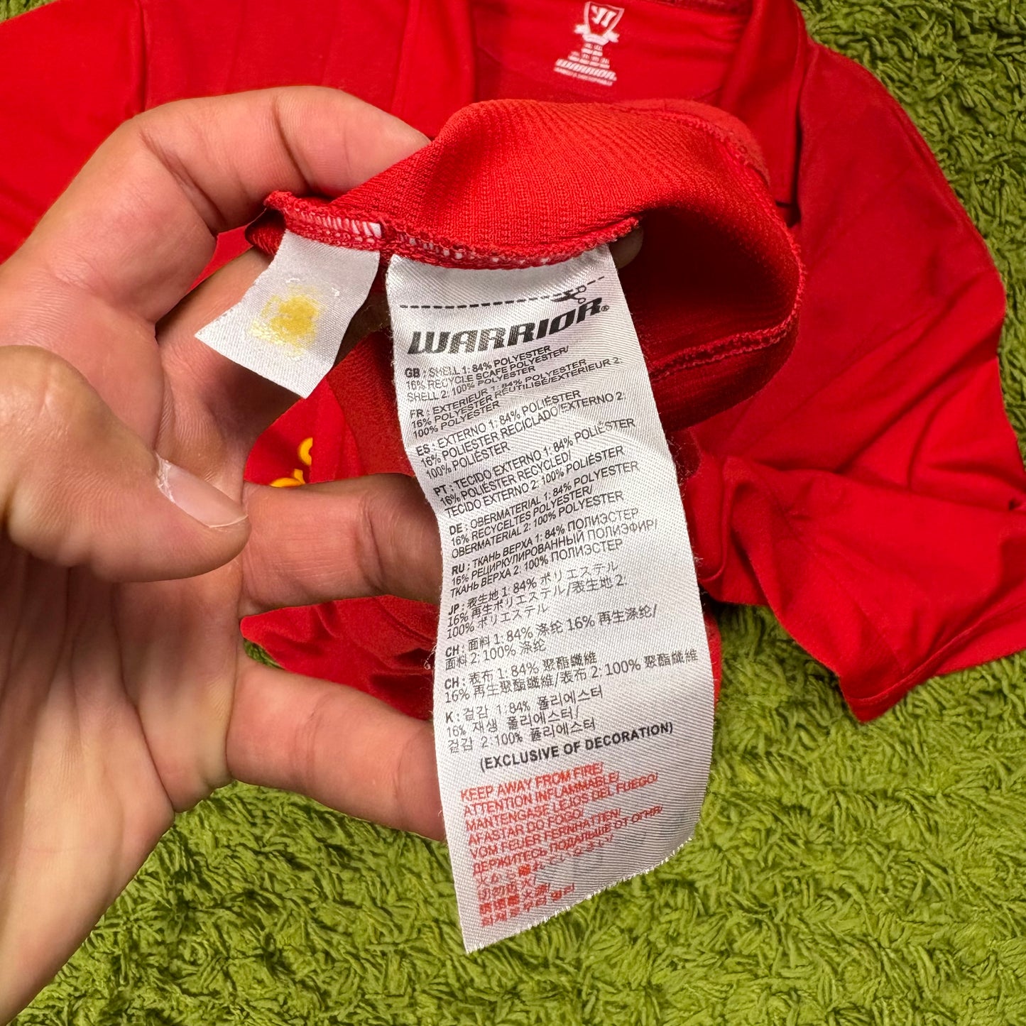 Warrior FC Liverpool Suarez Trikot rot Größe XXL 2012 2013