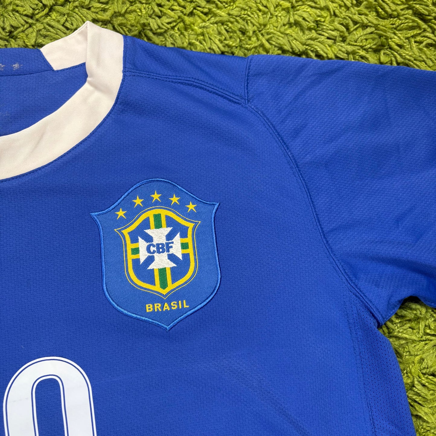 Nike Brasilien Ronaldinho Trikot blau Größe M 2006