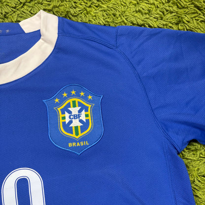 Nike Brasilien Ronaldinho Trikot blau Größe M 2006