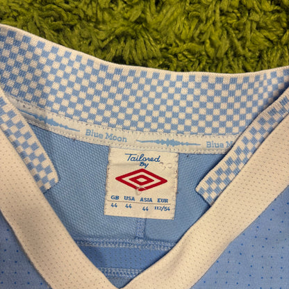 Umbro Manchester City Kun Agüero Trikot hell blau Größe XL 2011 2012