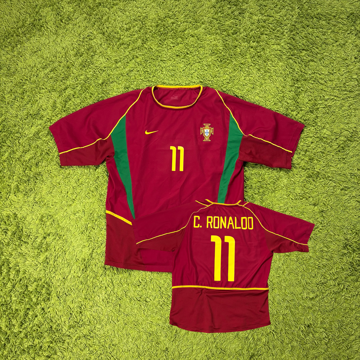 Nike Portugal Cristiano Ronaldo Trikot rot Größe L 2002