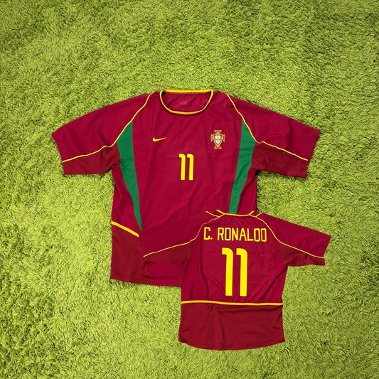 Nike Portugal Cristiano Ronaldo Trikot rot Größe L 2002