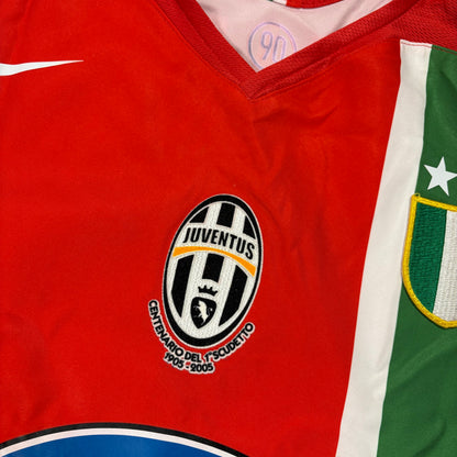 Nike Juventus Turin Ibrahimovic Trikot rot Größe L 2005 2006 neu mit Etikett