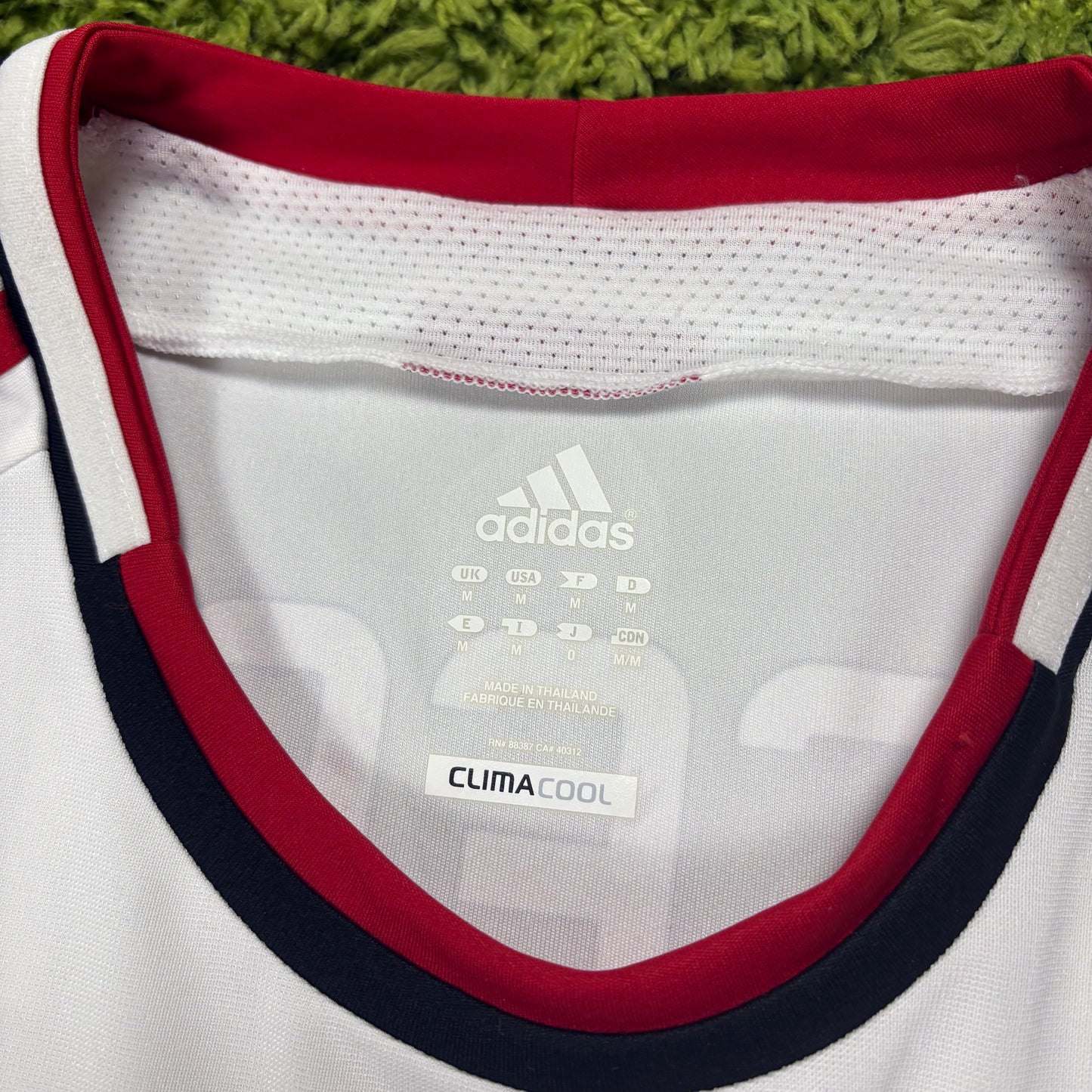 Adidas AC Mailand Milan Nocerino Trikot Weiß Größe M 2012 2013