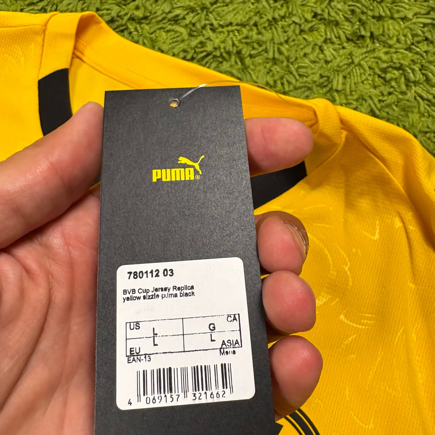 Puma Borussia Dortmund Guirassy Trikot Gelb Größe L 2025 2026